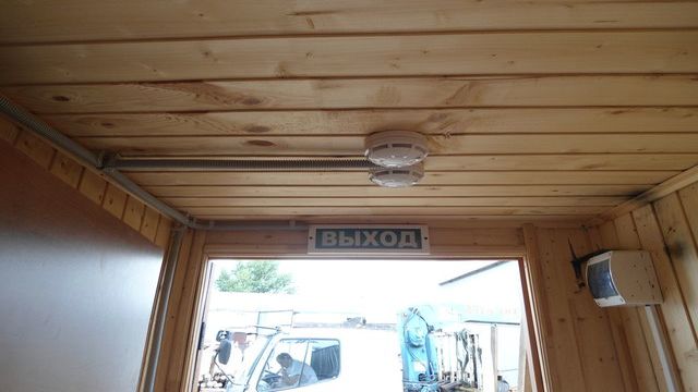 Montazh pozharnyh datchikov SMU 20